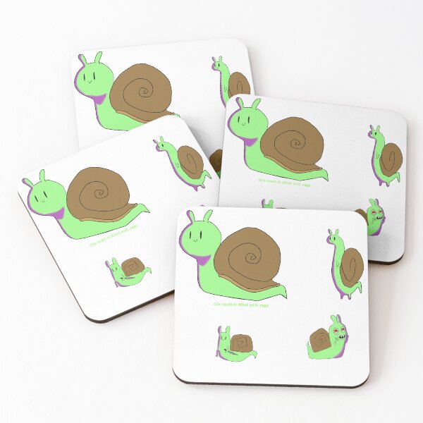 Item preview, evil snail collection stickers designed and sold by CelesteSammy.