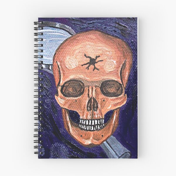 Item preview, Forensic, Skull, Magnifying Glasses, and Fingerprints, Acrylic painting designed and sold by HBBArtShop.