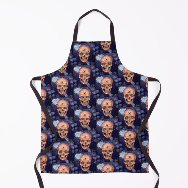 Item preview, Forensic, Skull, Magnifying Glasses, and Fingerprints, Acrylic painting designed and sold by HBBArtShop.