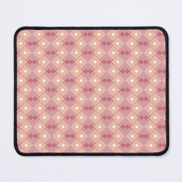Item preview, Red Pink Orange Square Parquet Pattern designed and sold by risingrocket.