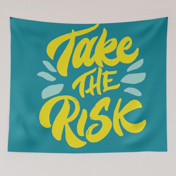 Item preview, Take the Risk | Inspirational Quote designed and sold by CadDesignerr.