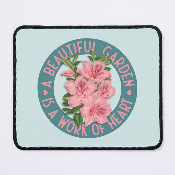 Item preview, A beautiful garden is a work of heart - Azaleas designed and sold by knappidesign.