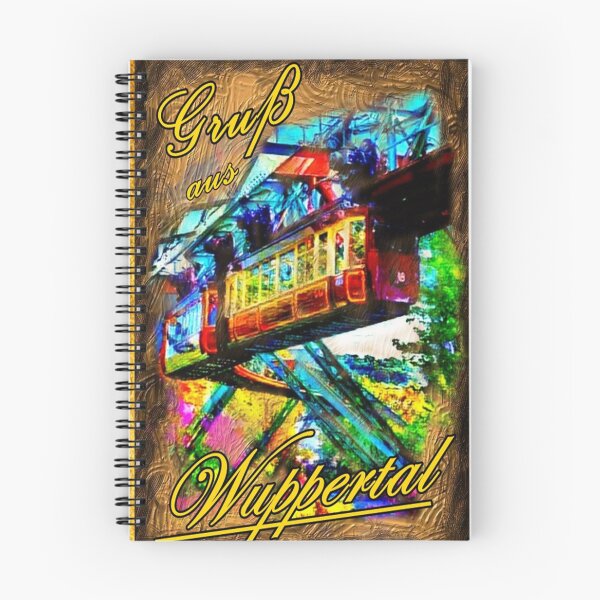 Item preview, Greetings from Wuppertal - abstract and colourful designed and sold by Wupperart.