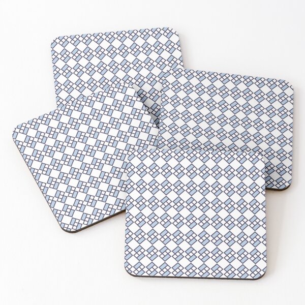 Item preview, Blue Parquet Square Pattern designed and sold by risingrocket.