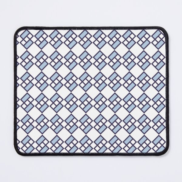 Item preview, Blue Parquet Square Pattern designed and sold by risingrocket.