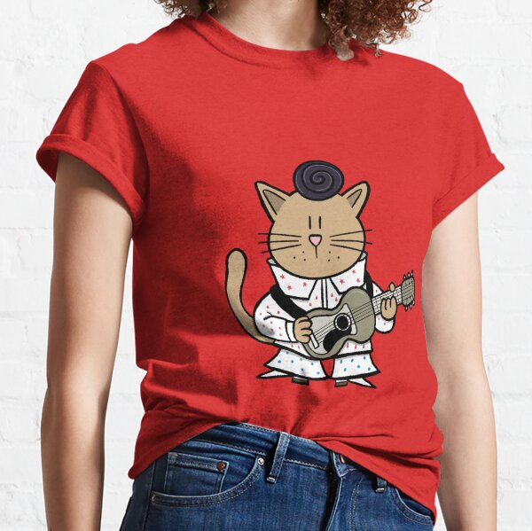 White Glitter Power Cat Replica Jersey Tee