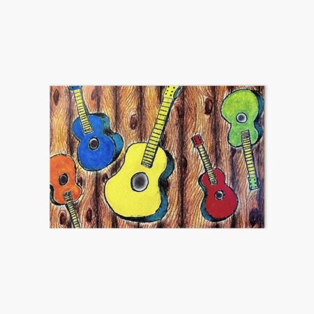 Colorful Music Art Board Print