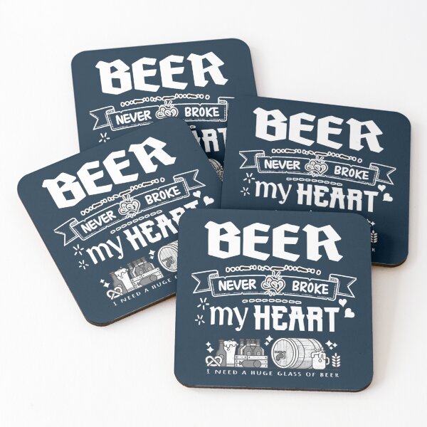Item preview, Beer never broke my heart - funny quotes Tri-blend designed and sold by Mujjistore.