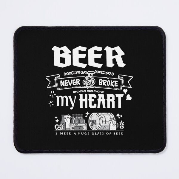 Item preview, Beer never broke my heart - funny quotes Tri-blend designed and sold by Mujjistore.