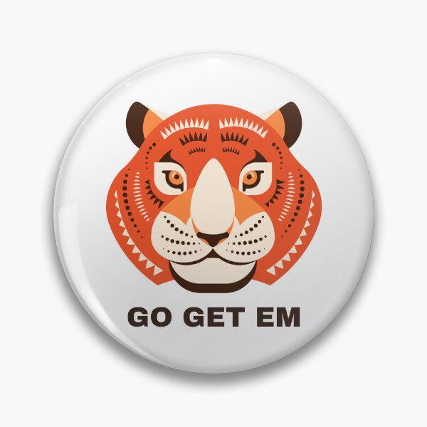 Item preview, Go Get Em - Tiger Head designed and sold by yoshra.