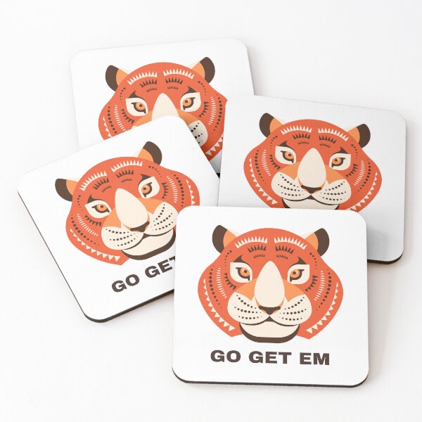 Item preview, Go Get Em - Tiger Head designed and sold by yoshra.