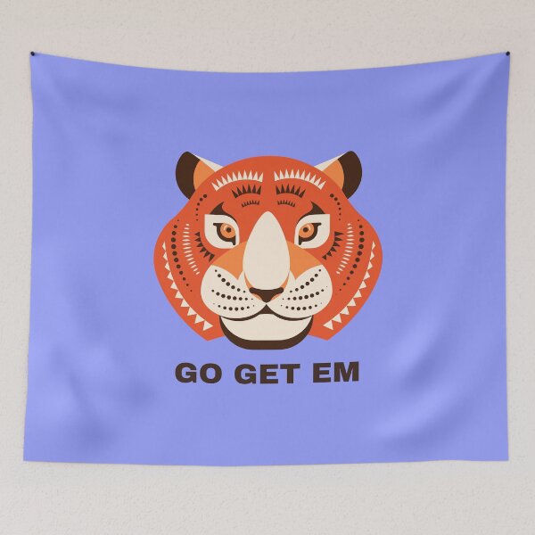 Item preview, Go Get Em - Tiger Head designed and sold by yoshra.
