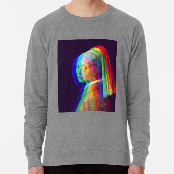 Girl with a Pearl Earring Lightweight Sweatshirt