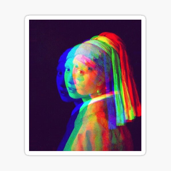 Girl with a Pearl Earring Sticker