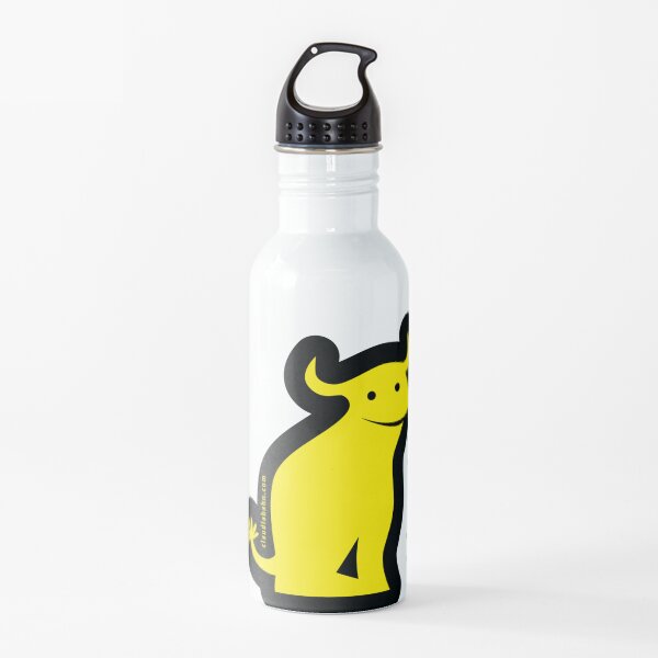 Friendly Yellow Cow Water Bottle