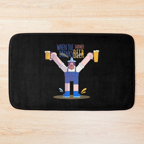 Item preview, farmer loves beer   designed and sold by Mujjistore.