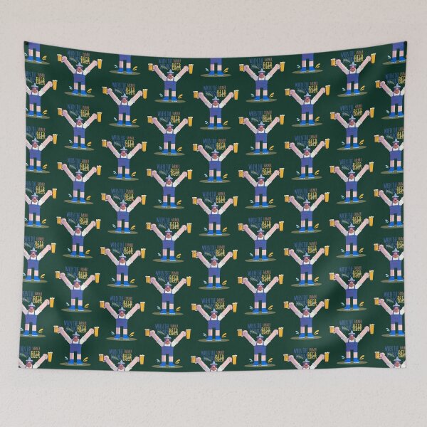 Item preview, farmer loves beer   designed and sold by Mujjistore.