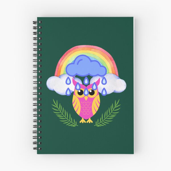 Item preview, Cute Wet Owl Rainbow   designed and sold by SwazzDdraws.
