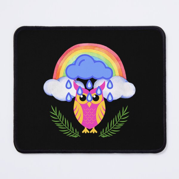 Item preview, Cute Wet Owl Rainbow designed and sold by SwazzDdraws.