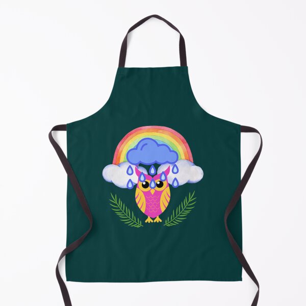 Item preview, Cute Wet Owl Rainbow   designed and sold by SwazzDdraws.