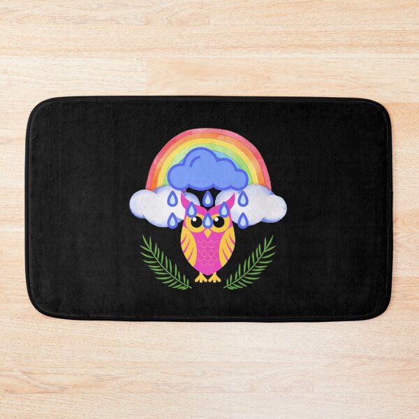 Item preview, Cute Wet Owl Rainbow   designed and sold by SwazzDdraws.