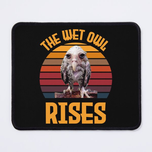Item preview, The Wet Owl Rises Retro Sunset 2022 Trending   designed and sold by SwazzDdraws.