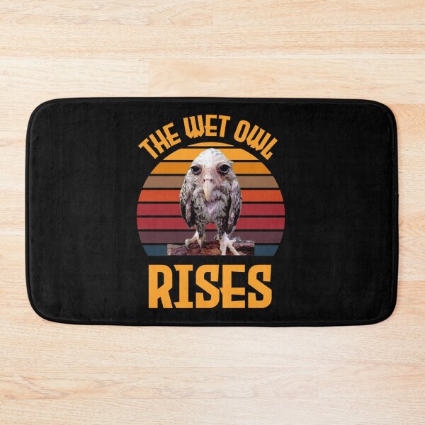 Item preview, The Wet Owl Rises Retro Sunset 2022 Trending   designed and sold by SwazzDdraws.