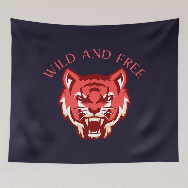 Item preview, Wild and Free - Tiger Head designed and sold by yoshra.