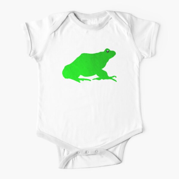 Green Frog Short Sleeve Baby One-Piece