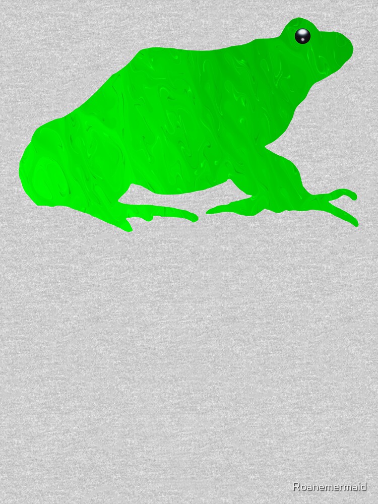 Green Frog by Roanemermaid