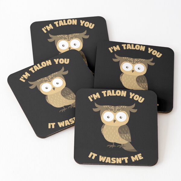Item preview, I_m Talon You It Wasn_t Me Pun Wet Owl Text Meme 2022   designed and sold by SwazzDdraws.