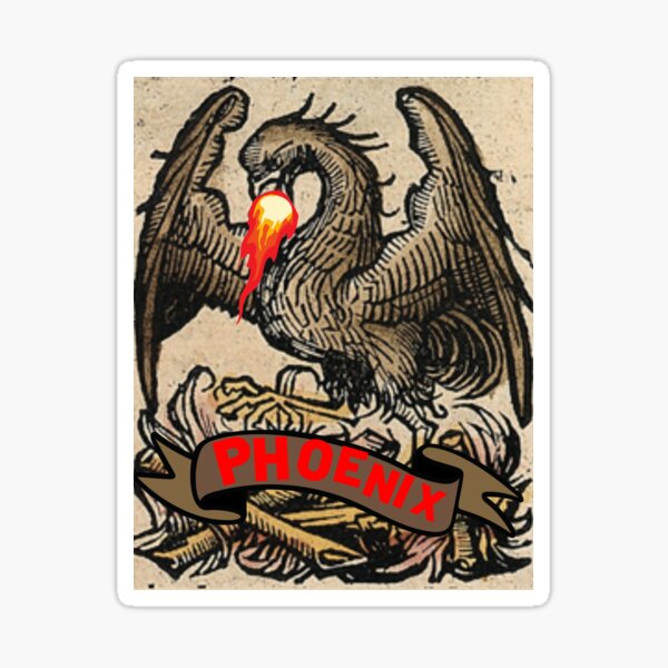 The Firebird Phoenix Sticker