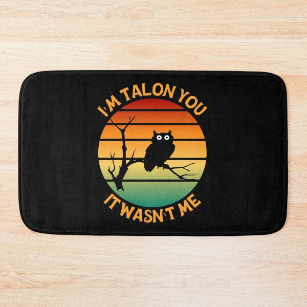 Item preview, I_m Talon You It Wasn_t Me Pun Wet Owl Retro Sunset 2022   designed and sold by SwazzDdraws.