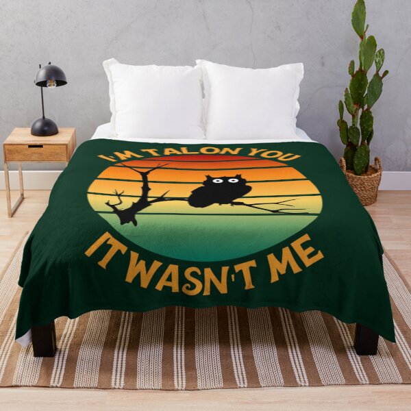 Item preview, I_m Talon You It Wasn_t Me Pun Wet Owl Retro Sunset 2022   designed and sold by SwazzDdraws.