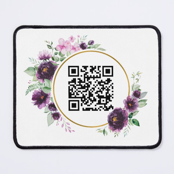 Item preview, flowers bouquet floral greeting animated link QR Code designed and sold by hign.