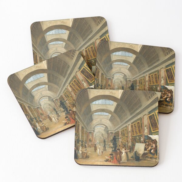 Item preview, The Grande Gallery of the Louvre (1796) - Hubert Robert designed and sold by SALON DES ARTS.