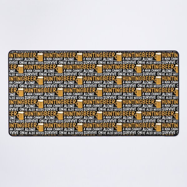 Item preview, man cannot survive on beer   designed and sold by Mujjistore.