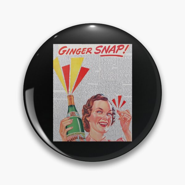 Item preview, Men Women Ginger Snap Vintage Collage Print Funny Men Fan designed and sold by Theodorahar.
