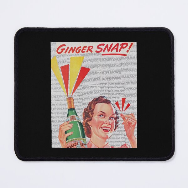 Item preview, Men Women Ginger Snap Vintage Collage Print Funny Men Fan designed and sold by Theodorahar.