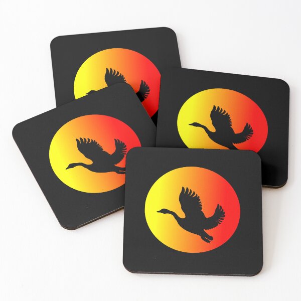 Item preview, Goose in flight black design  designed and sold by MystixJack.