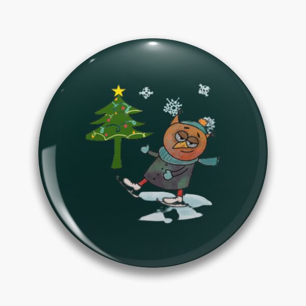 Item preview, Wet Owl  Owl Christmas Theme  Cute Owl Bird   designed and sold by SwazzDdraws.