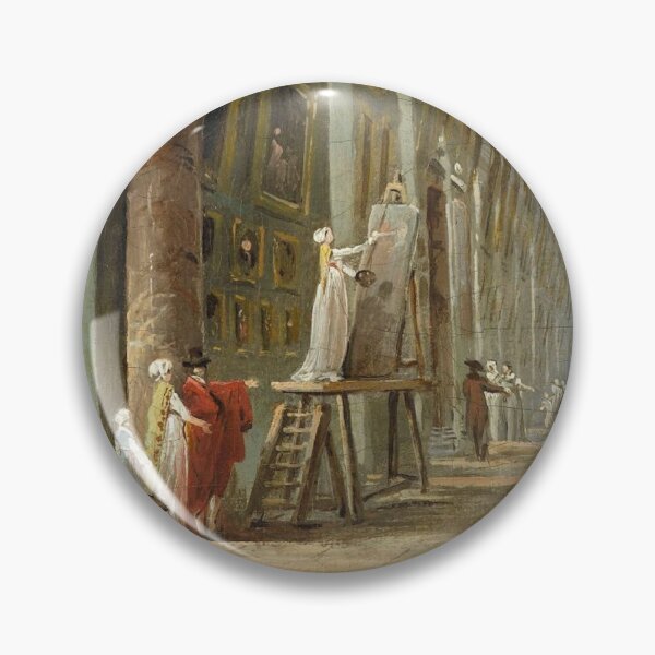 Item preview, The Grande Gallery of the Louvre (1795) - Hubert Robert designed and sold by SALON DES ARTS.