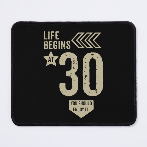 Item preview, Life begins at 30 years birthday gift designed and sold by rodmendonca.