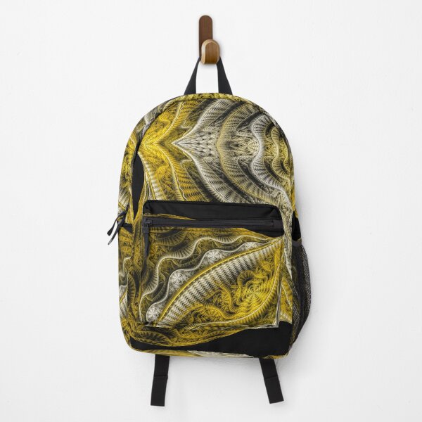 Item preview, Abstract Fractal Art Goldenrod Gray Black designed and sold by mhfoto.