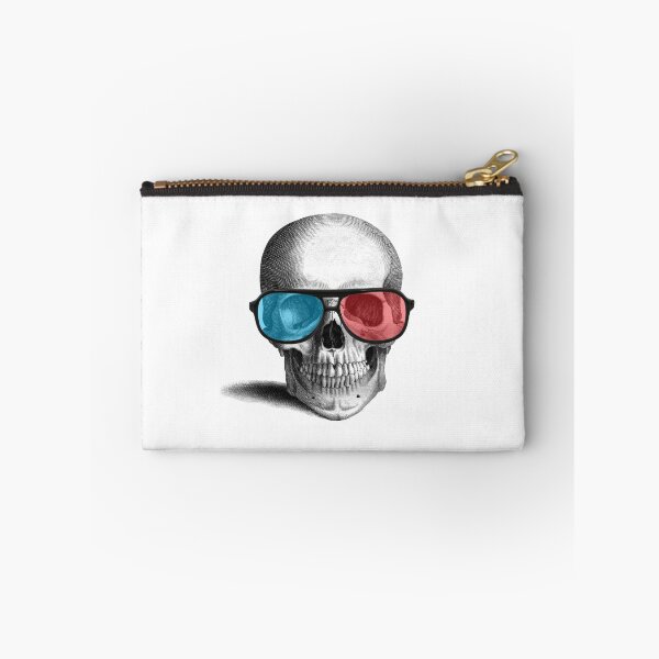 Item preview, Cool 3D glasses skull (white) designed and sold by Madame Memento.