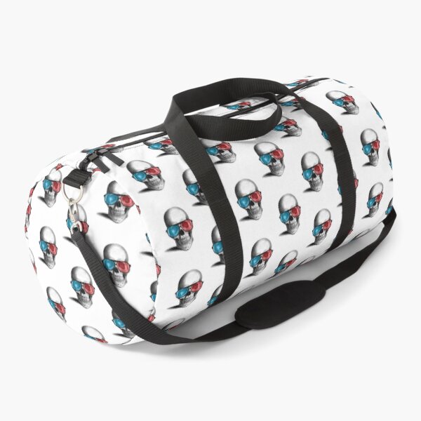 Item preview, Cool 3D glasses skull (white) designed and sold by Madame Memento.