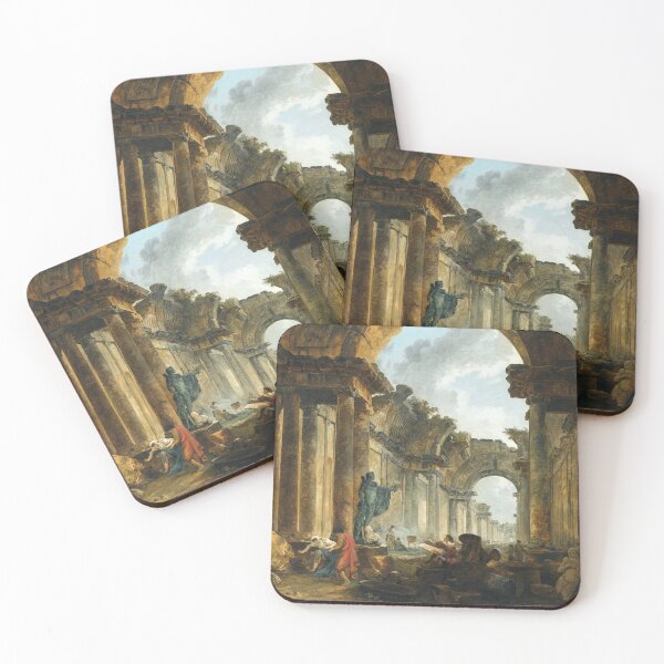 Item preview, Imaginary View of the Grande Galerie in the Louvre in ruins (1796) - Hubert Robert designed and sold by SALON DES ARTS.