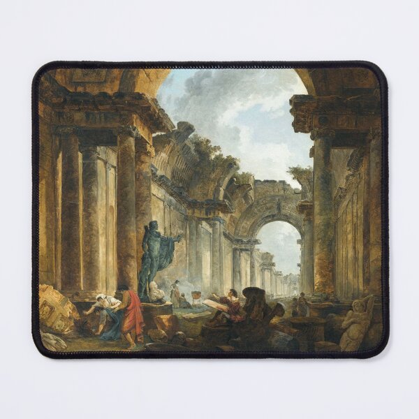 Item preview, Imaginary View of the Grande Galerie in the Louvre in ruins (1796) - Hubert Robert designed and sold by SALON DES ARTS.