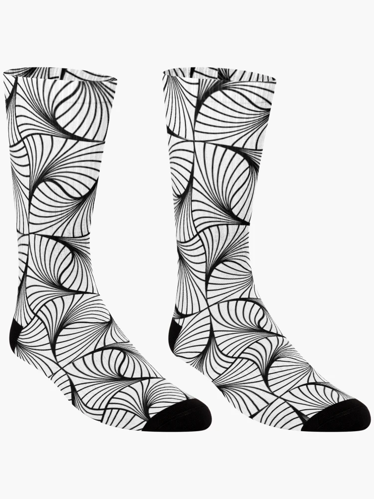 Thumbnail 3 of 5, Socks, Abstract pattern designed and sold by Zip-Zup.