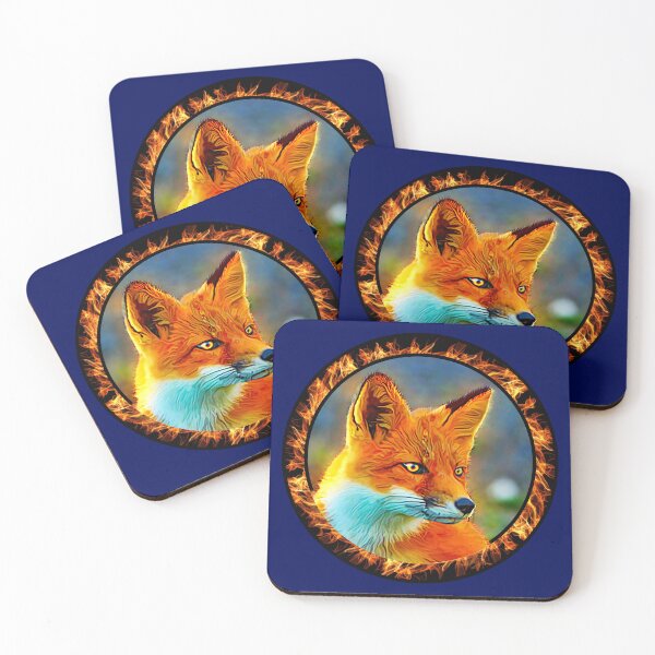Item preview, Fox in the ring of fire designed and sold by Zanimations.
